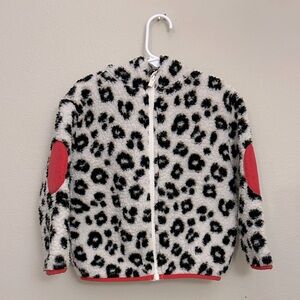 Old Navy Leopard Print Sherpa Jacket